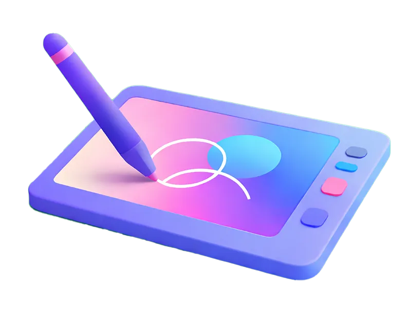 Design graphique tablette 3D